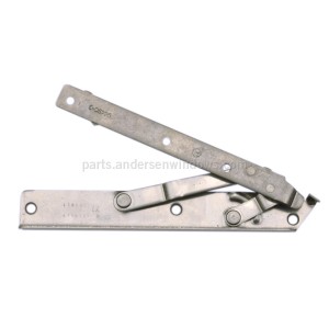 Andersen Casement Hinge, Lower Straight Arm Hinge with Screws, 22 Inch Opening - 1351437A