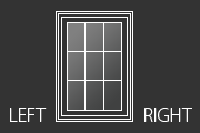 Crestline 312 & Peachtree Series 500/700 Casement Window Hinge and Pivot Track Assembly (Top or Bottom, Left or Right) - 108408