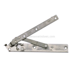 Andersen Casement Hinge, Lower Straight Arm Hinge with Screws, 22 Inch Opening 