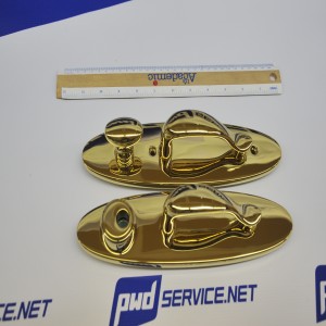 Peachtree Citadel Brass Sliding Patio Door Hardware 